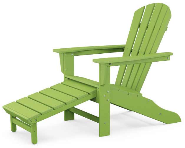 POLYWOOD® Palm Coast Ultimate Adirondack with Hideaway Ottoman - HNA15 - Image 15