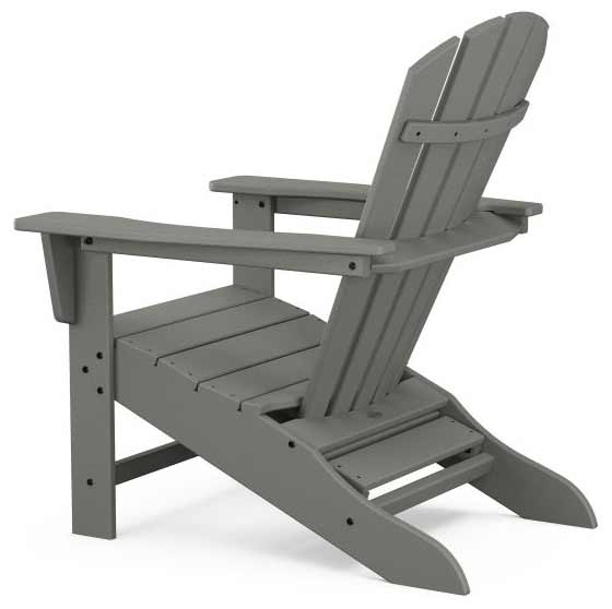 POLYWOOD® Palm Coast Ultimate Adirondack with Hideaway Ottoman - HNA15 - Image 4
