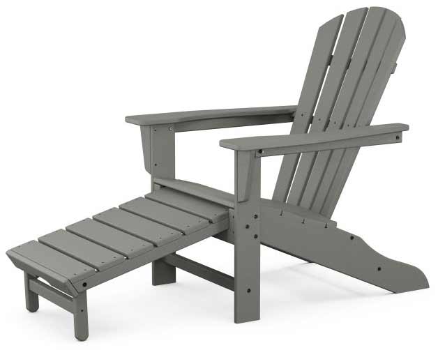 POLYWOOD® Palm Coast Ultimate Adirondack with Hideaway Ottoman - HNA15 - Image 5