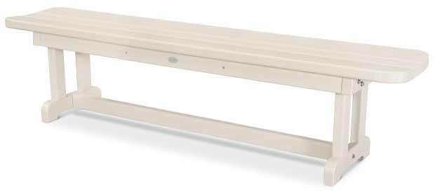POLYWOOD® Park 72" Harvester Backless Bench - PBB72 - Image 8