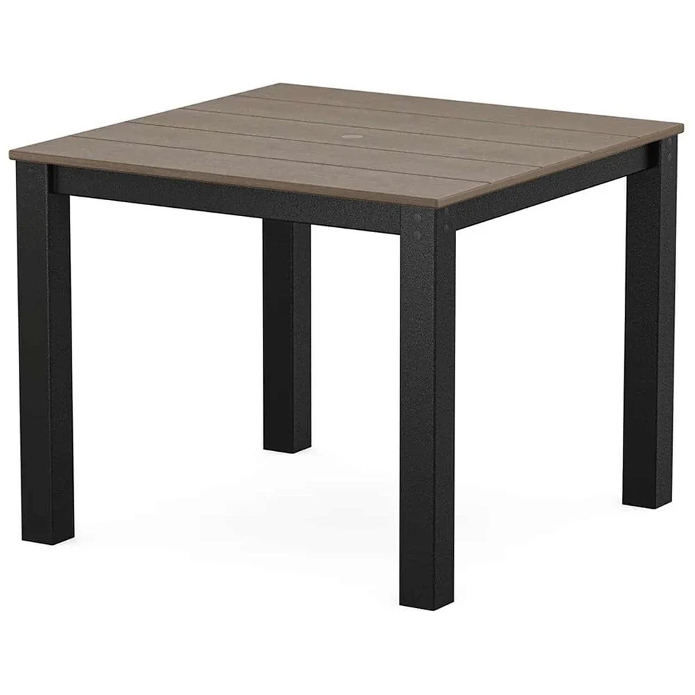 POLYWOOD® Parsons 38" X 38" Dining Table - Select Accents - DT3838-T15 - Image 3