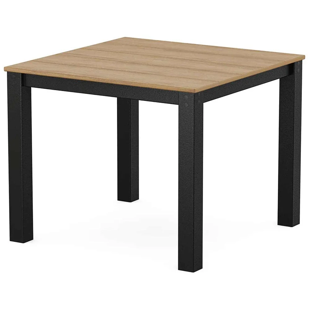 POLYWOOD® Parsons 38" X 38" Dining Table - Select Accents - DT3838-T15 - Image 4