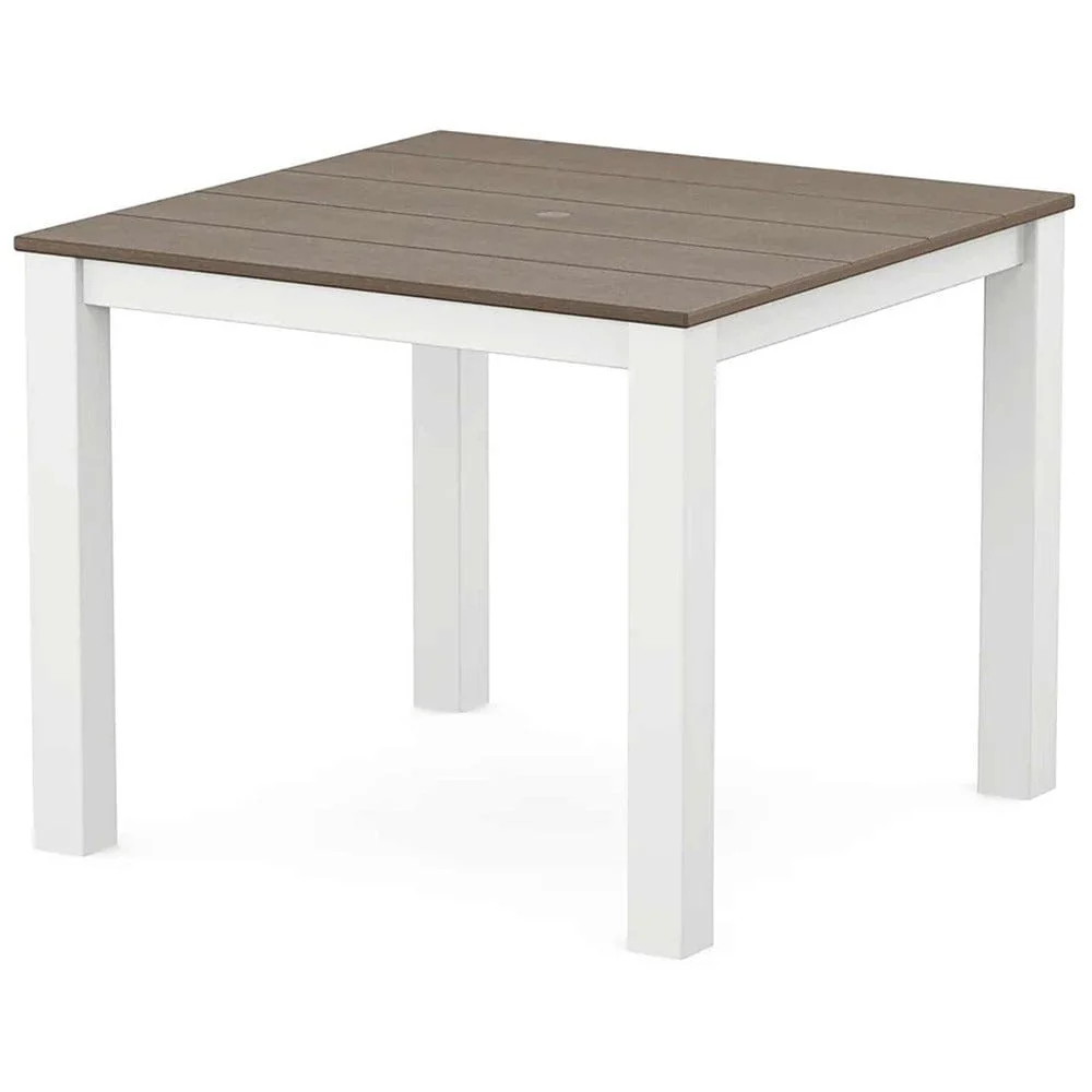 POLYWOOD® Parsons 38" X 38" Dining Table - Select Accents - DT3838-T15 - Image 8