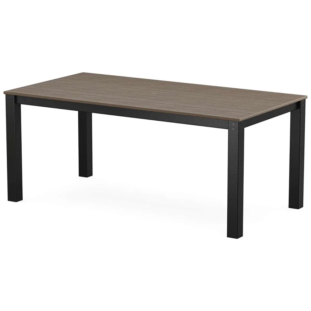 POLYWOOD® Parsons 38" X 72" Dining Table - Select Accents - DT3872-T15 - Image 4
