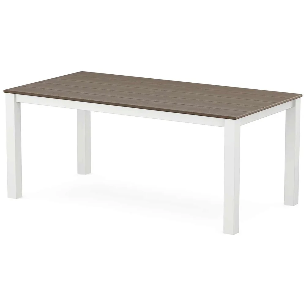 POLYWOOD® Parsons 38" X 72" Dining Table - Select Accents - DT3872-T15 - Image 8