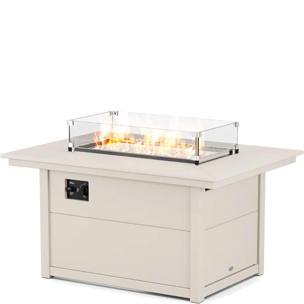 POLYWOOD® Rectangle 34" X 46" Fire Pit Table - CTF3446RECT - Image 9