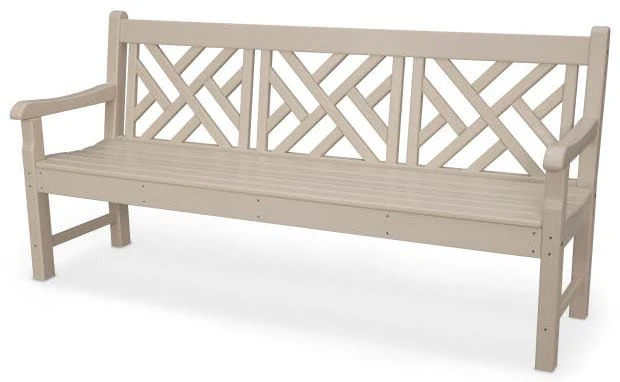 POLYWOOD® Rockford 72" Chippendale Bench - RKCB72 - Image 10