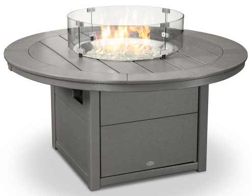 POLYWOOD® Round 48" Fire Pit Table - CTF48R - Image 3
