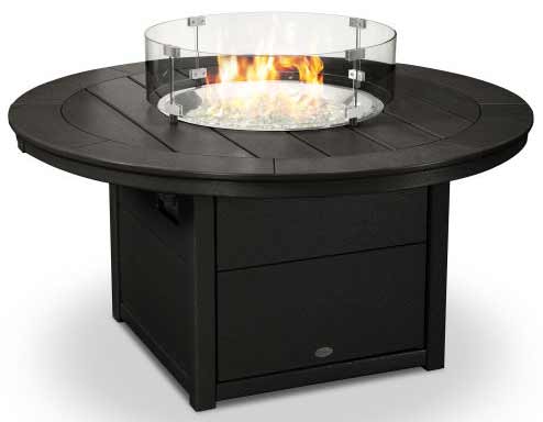 POLYWOOD® Round 48" Fire Pit Table - CTF48R - Image 4