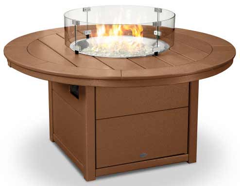 POLYWOOD® Round 48" Fire Pit Table - CTF48R - Image 5