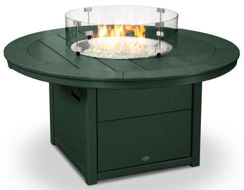 POLYWOOD® Round 48" Fire Pit Table - CTF48R - Image 6