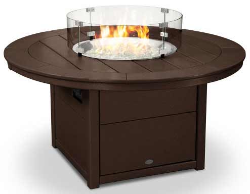 POLYWOOD® Round 48" Fire Pit Table - CTF48R - Image 7
