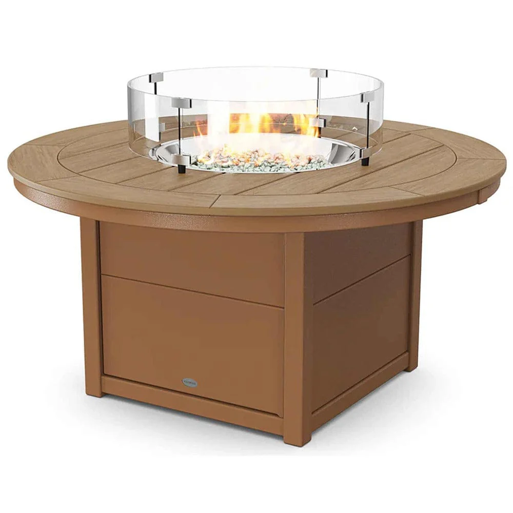 POLYWOOD® Round 48" Fire Pit Table - Select Accents - CTF48R - Image 5