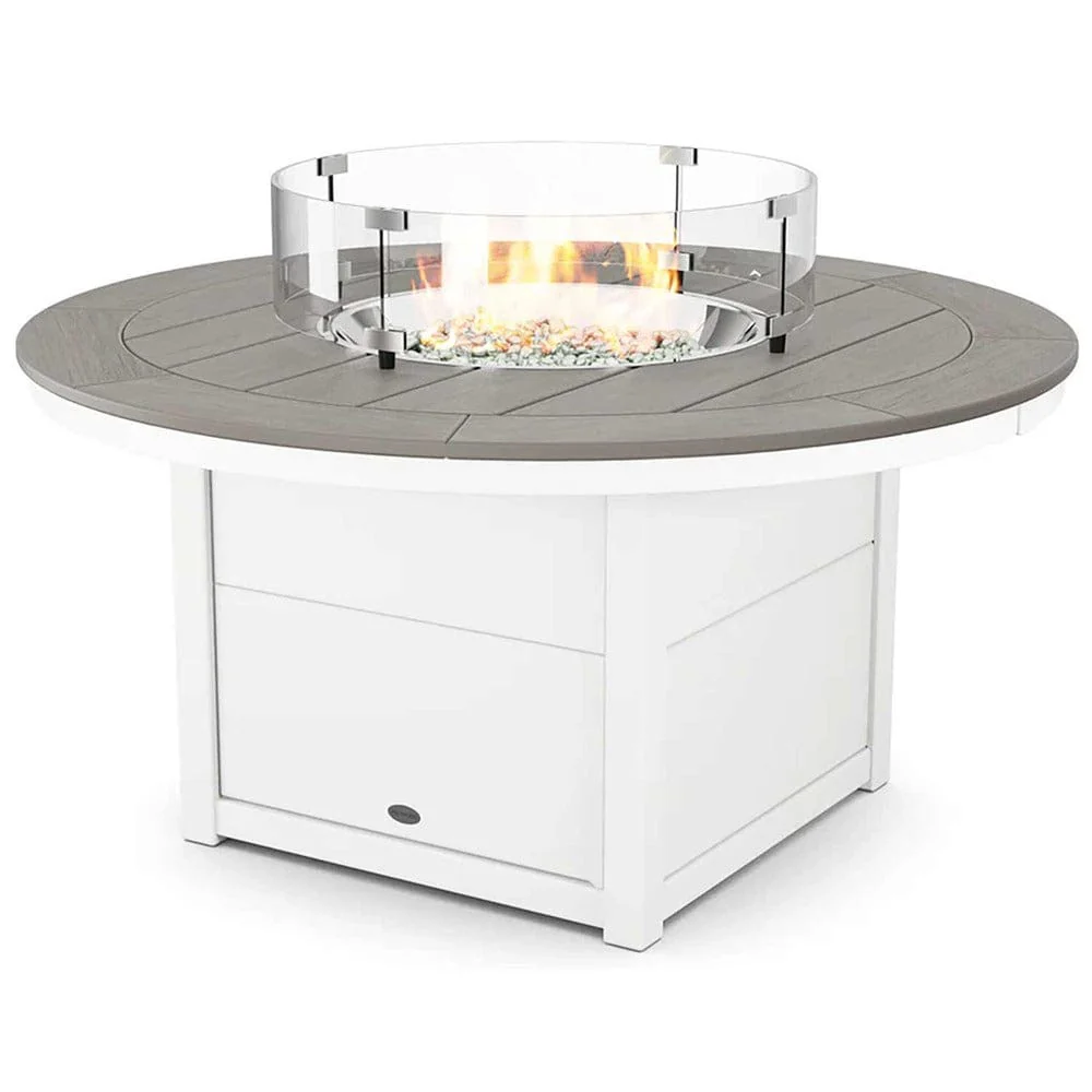 POLYWOOD® Round 48" Fire Pit Table - Select Accents - CTF48R - Image 7