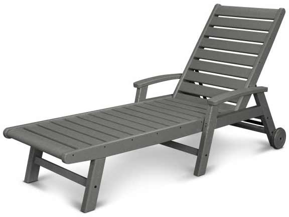 POLYWOOD® Signature Chaise with Wheels - SW2280 - Image 3