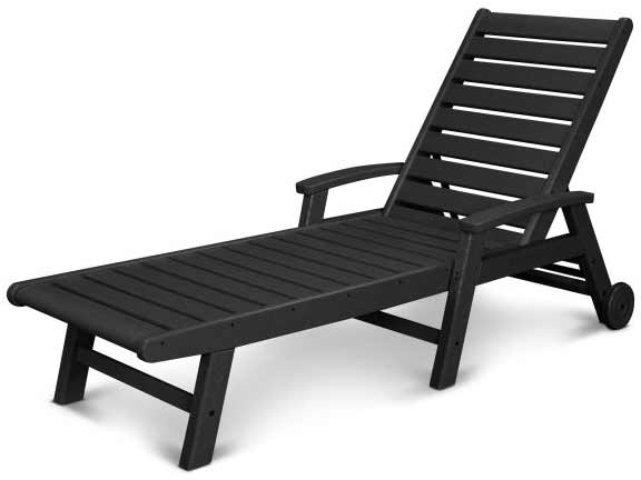 POLYWOOD® Signature Chaise with Wheels - SW2280 - Image 4