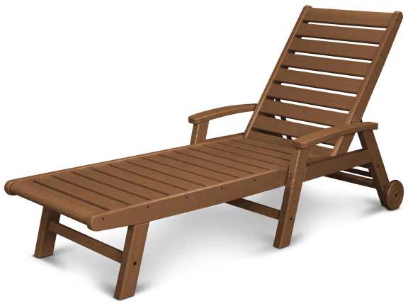 POLYWOOD® Signature Chaise with Wheels - SW2280 - Image 5