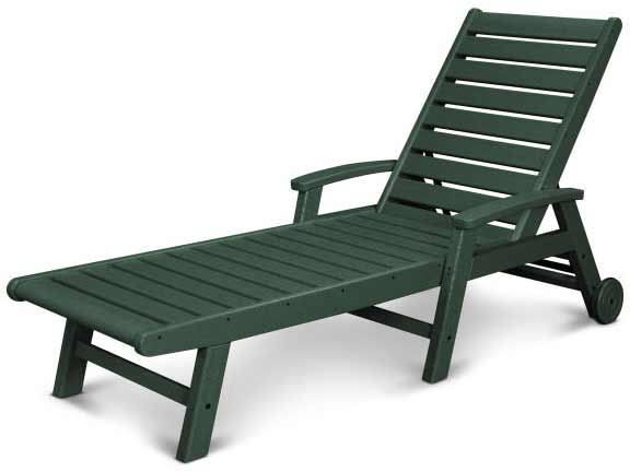POLYWOOD® Signature Chaise with Wheels - SW2280 - Image 6