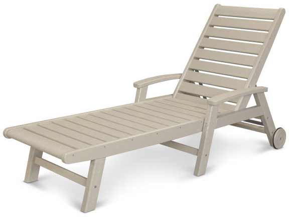 POLYWOOD® Signature Chaise with Wheels - SW2280 - Image 9
