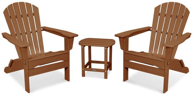 POLYWOOD® South Beach 3-Piece Folding Adirondack Set - PWS446-1 - Image 5
