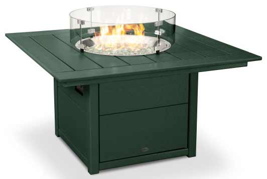 POLYWOOD® Square 42" Fire Pit Table - CTF42S - Image 6
