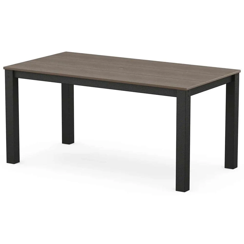 POLYWOOD® Studio Parsons 34" X 64" Dining Table - Select Accents - DT3464-T14 - Image 3