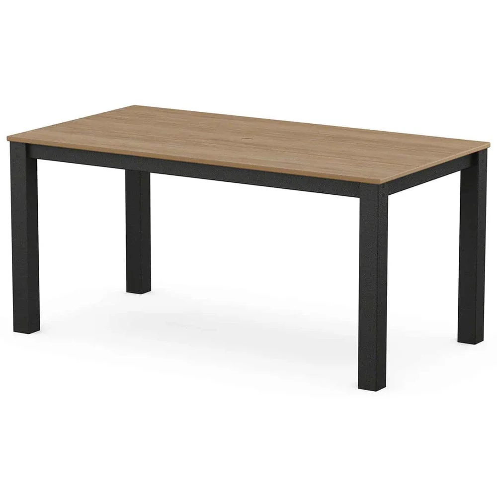 POLYWOOD® Studio Parsons 34" X 64" Dining Table - Select Accents - DT3464-T14 - Image 4