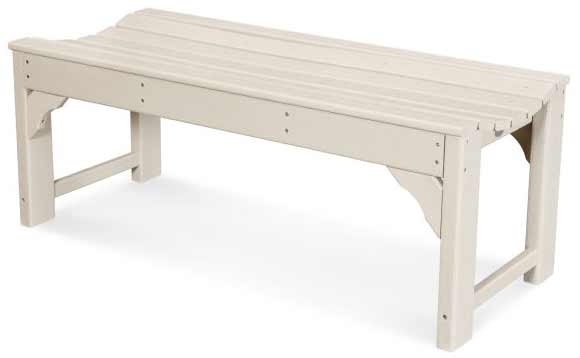 POLYWOOD® Traditional Garden 48" Backless Bench - BAB148 - Image 8