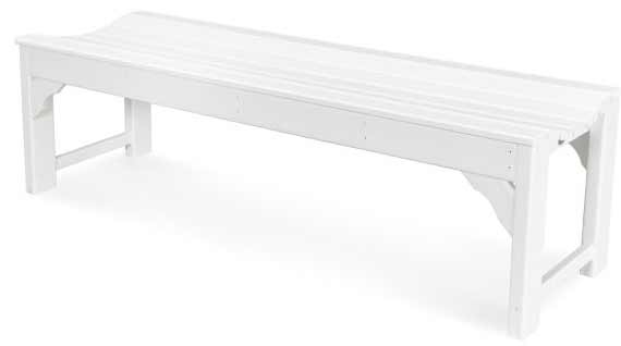 POLYWOOD® Traditional Garden 60" Backless Bench - BAB160 - Image 7