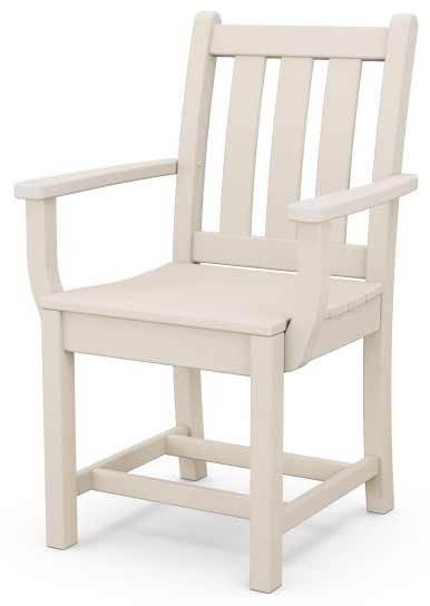 POLYWOOD® Traditional Garden Dining Arm Chair - TGD200 - Image 8