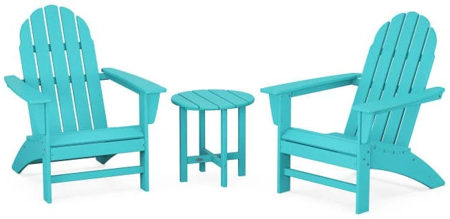 POLYWOOD® Vineyard 3-Piece Adirondack Set - PWS399-1 - Image 2