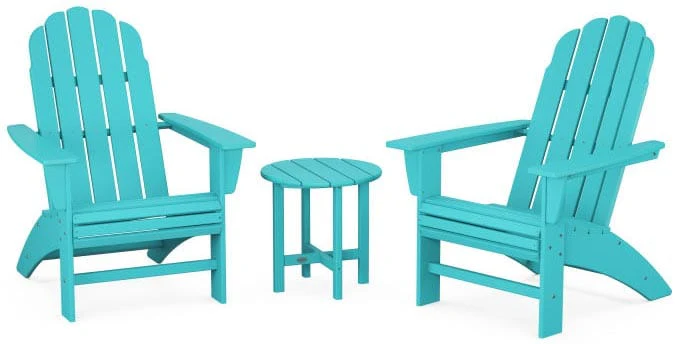 POLYWOOD® Vineyard 3-Piece Curveback Adirondack Set - PWS418-1 - Image 14