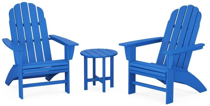 POLYWOOD® Vineyard 3-Piece Curveback Adirondack Set - PWS418-1 - Image 15