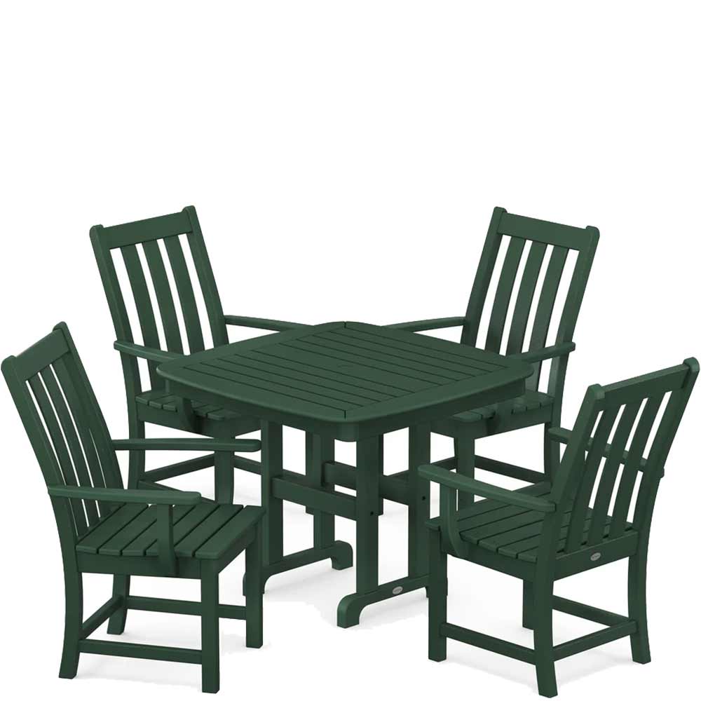POLYWOOD® Vineyard 5-Piece Dining Set - PWS660-1 - Image 6