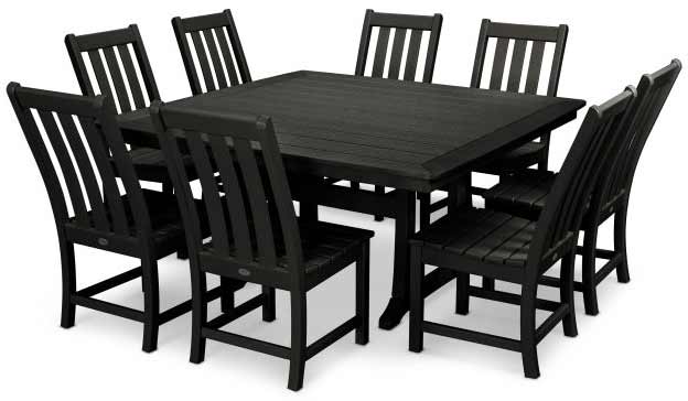 POLYWOOD® Vineyard 9-Piece Dining Set - PWS406-1 - Image 4