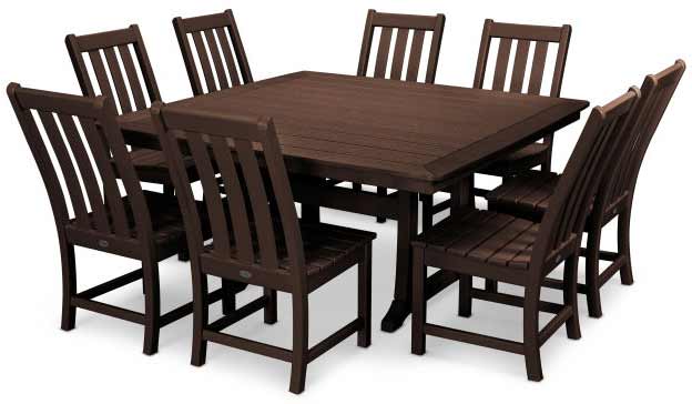 POLYWOOD® Vineyard 9-Piece Dining Set - PWS406-1 - Image 5