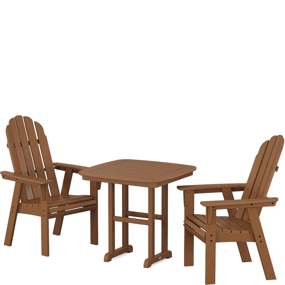 POLYWOOD® Vineyard Adirondack 3-Piece Dining Set - PWS1229-1 - Image 4