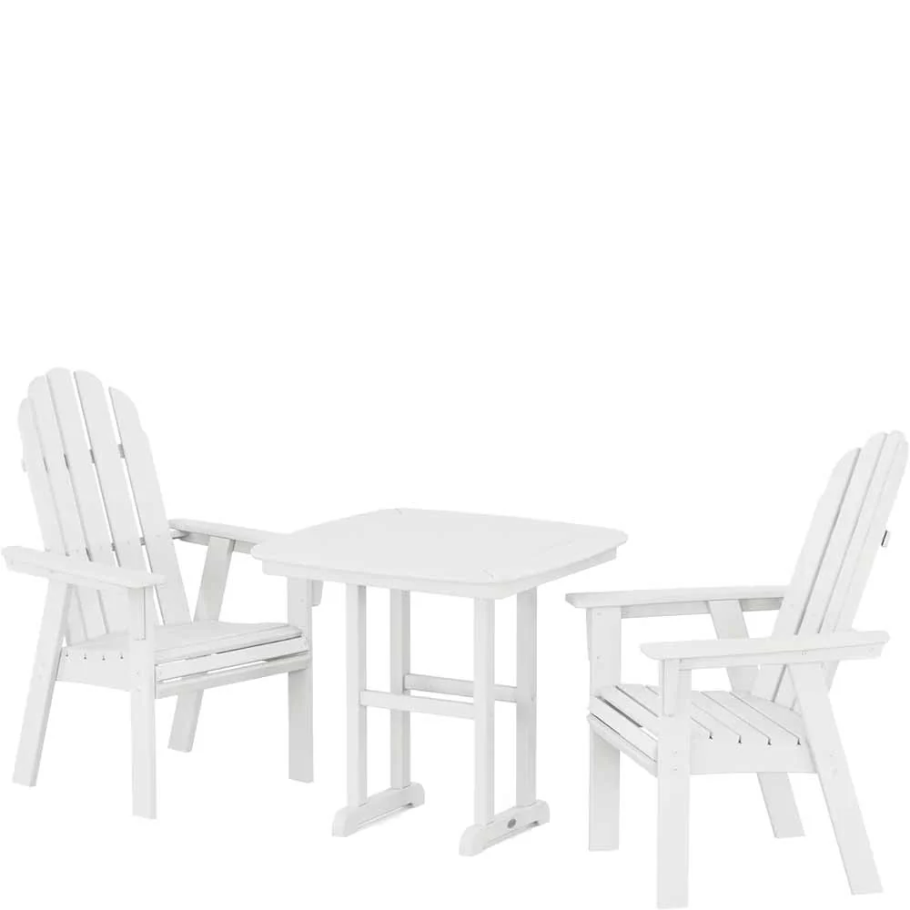 POLYWOOD® Vineyard Adirondack 3-Piece Dining Set - PWS1229-1 - Image 7