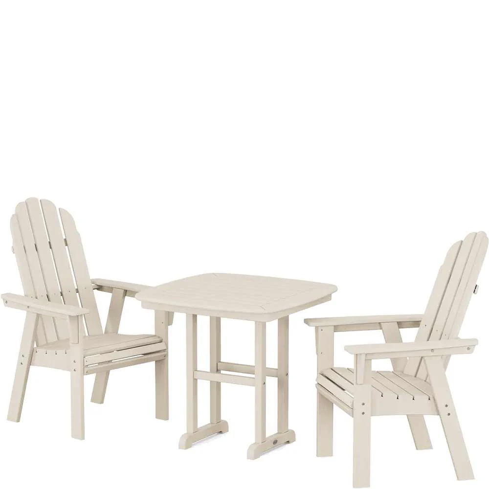 POLYWOOD® Vineyard Adirondack 3-Piece Dining Set - PWS1229-1 - Image 8