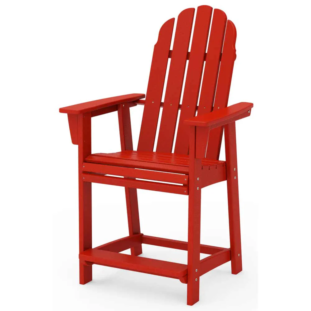 POLYWOOD® Vineyard Curveback Adirondack Counter Chair - ADD601 - Image 9