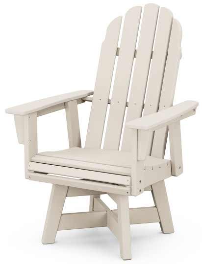 POLYWOOD® Vineyard Curveback Adirondack Swivel Dining Chair - ADDSV600 - Image 8