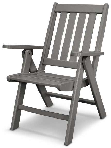 POLYWOOD® Vineyard Folding Dining Chair - VND38 - Image 2