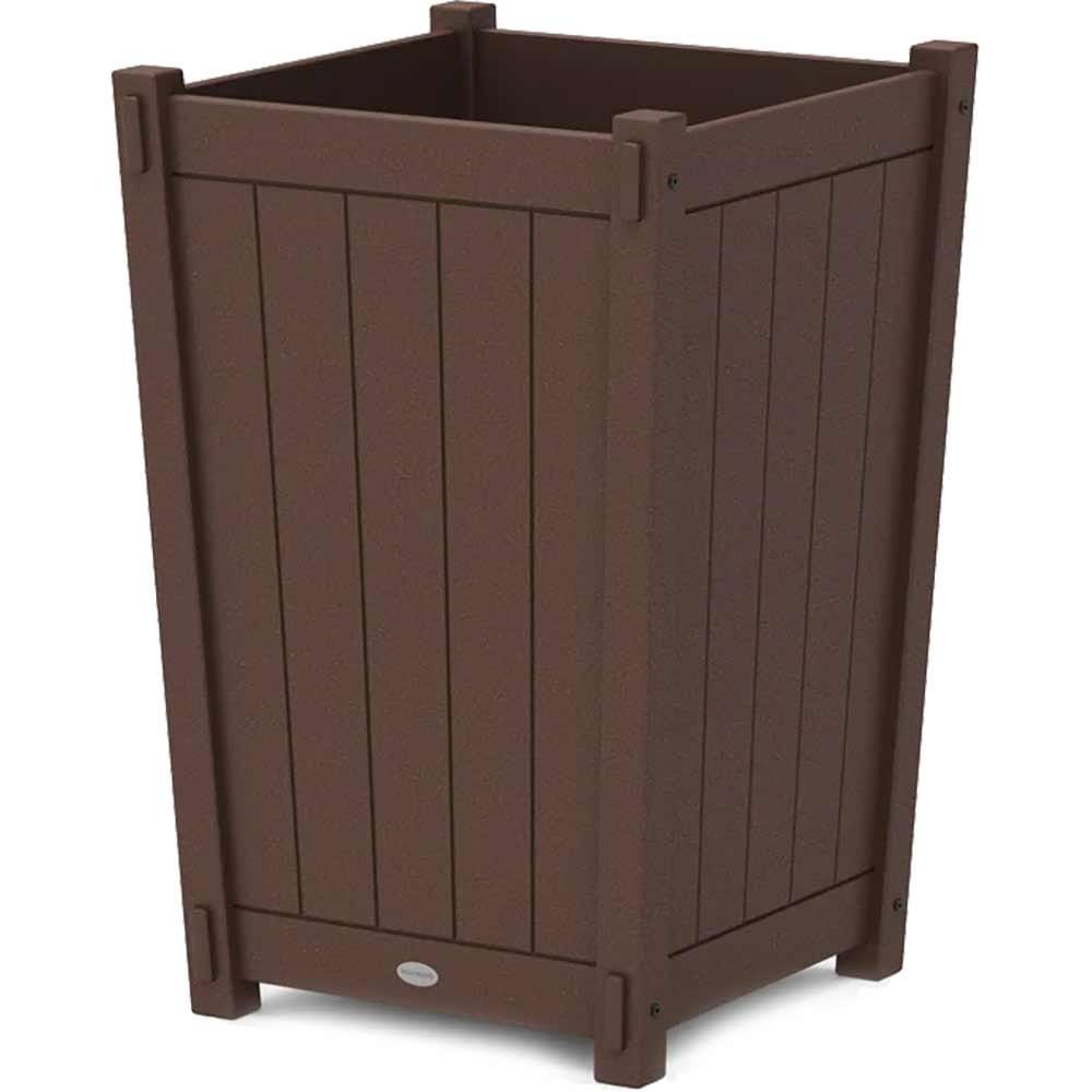 POLYWOOD® Vineyard Large Tapered Square Planter Box - 6317A - Image 4