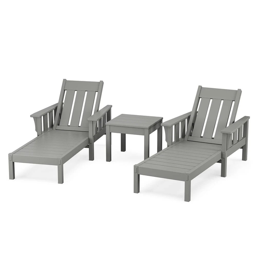 POLYWOOD® Acadia 3-Piece Chaise Set - PWS2545-1 - Image 2