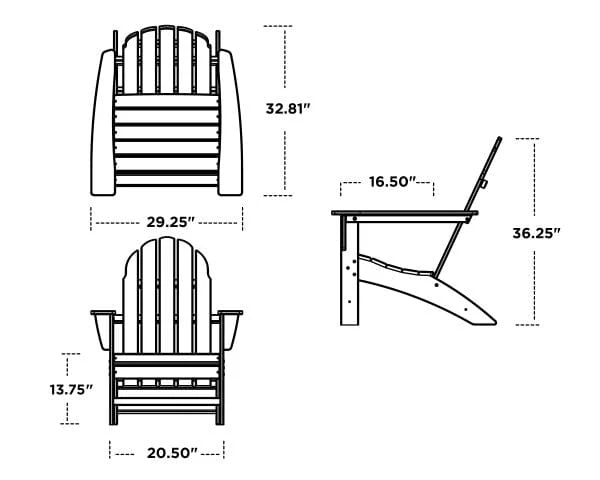 POLYWOOD® - Vineyard Adirondack Chair - AD400 - Image 5