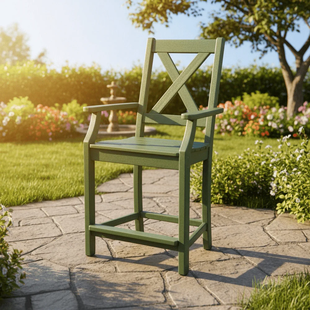 POLYWOOD® Braxton Counter Arm Chair TGD281