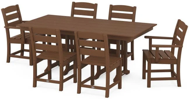 POLYWOOD® Dining Set - Lakeside 7-Piece Farmhouse - PWS516-1 - Image 5