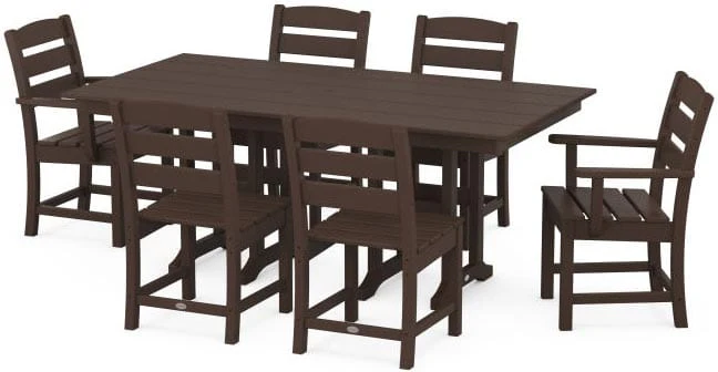 POLYWOOD® Dining Set - Lakeside 7-Piece Farmhouse - PWS516-1 - Image 6