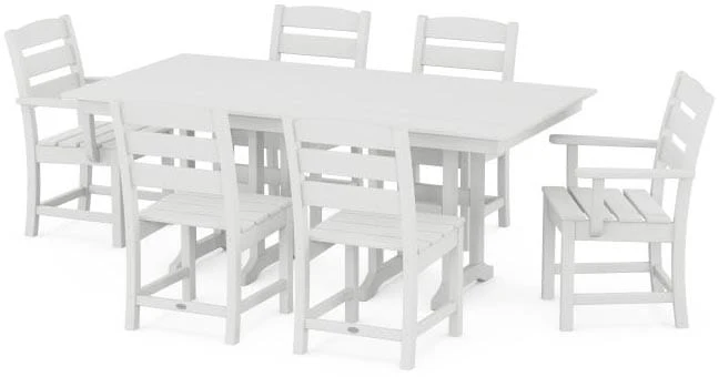 POLYWOOD® Dining Set - Lakeside 7-Piece Farmhouse - PWS516-1 - Image 7