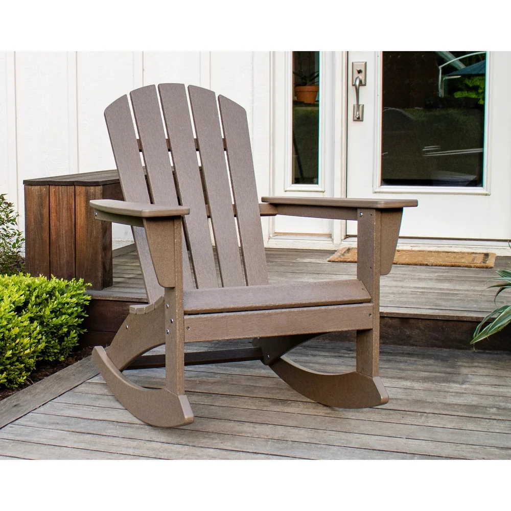 POLYWOOD® Nautical Adirondack Rocking Chair - ADR410